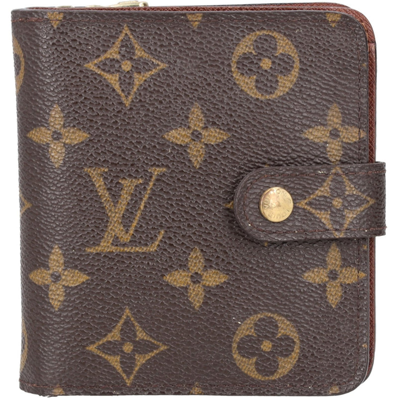 Louis Vuitton Monogram Compact Zip Bifold Wallet