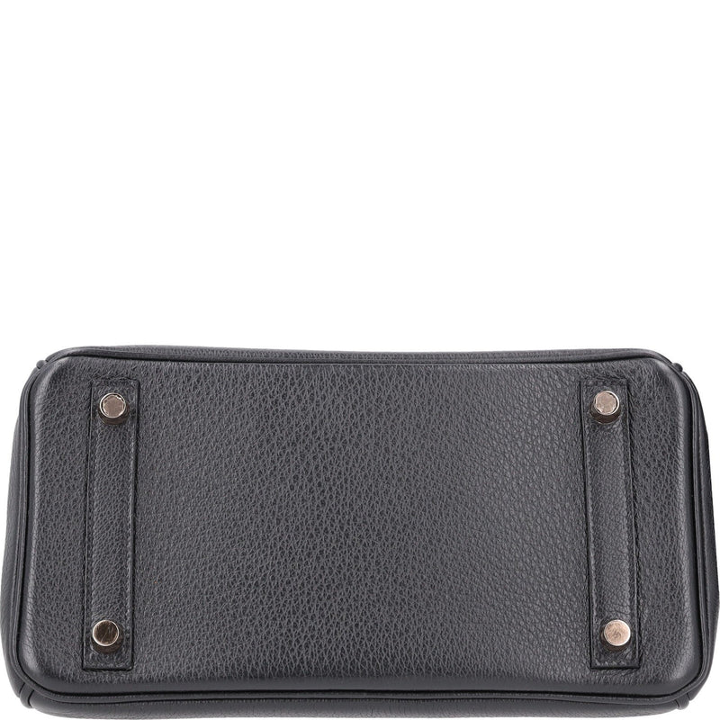 Hermès Birkin 25 Touch Noir – Black Matte Alligator Togo Gold Hardware