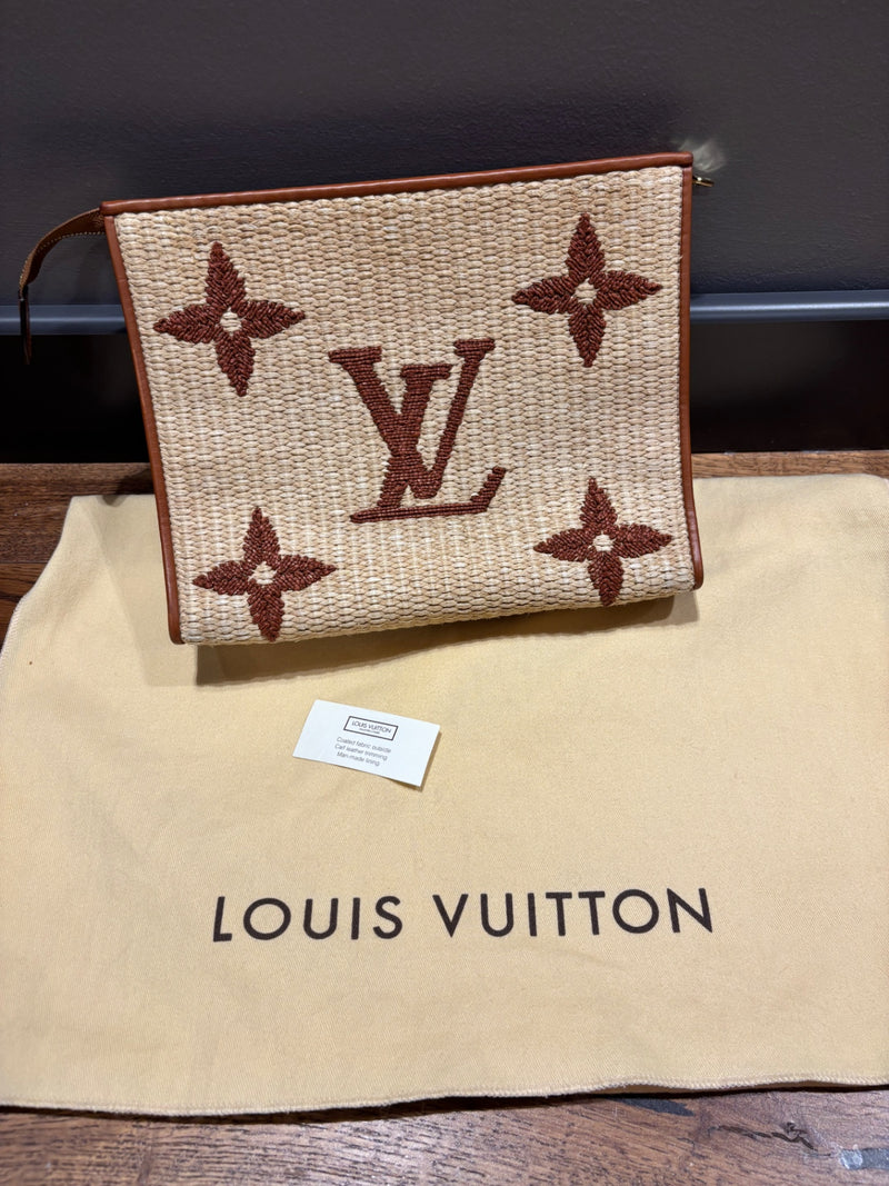 Louis Vuitton Beige and Brown Wicker Bags