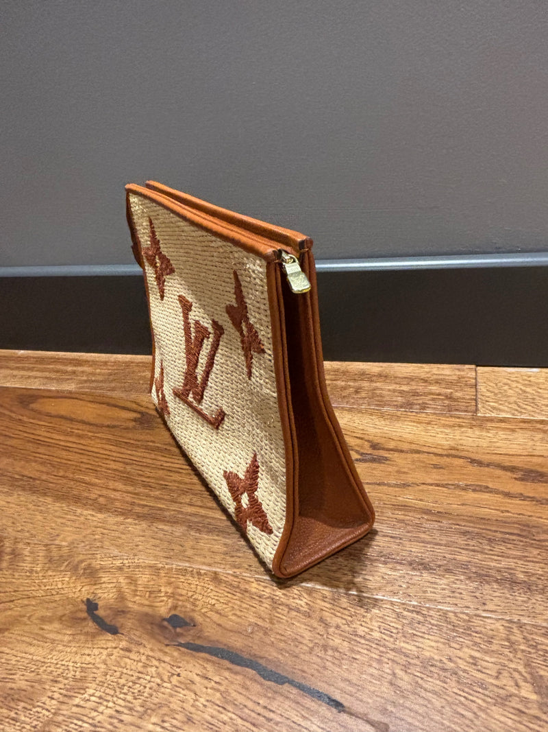 Louis Vuitton Beige and Brown Wicker Bags