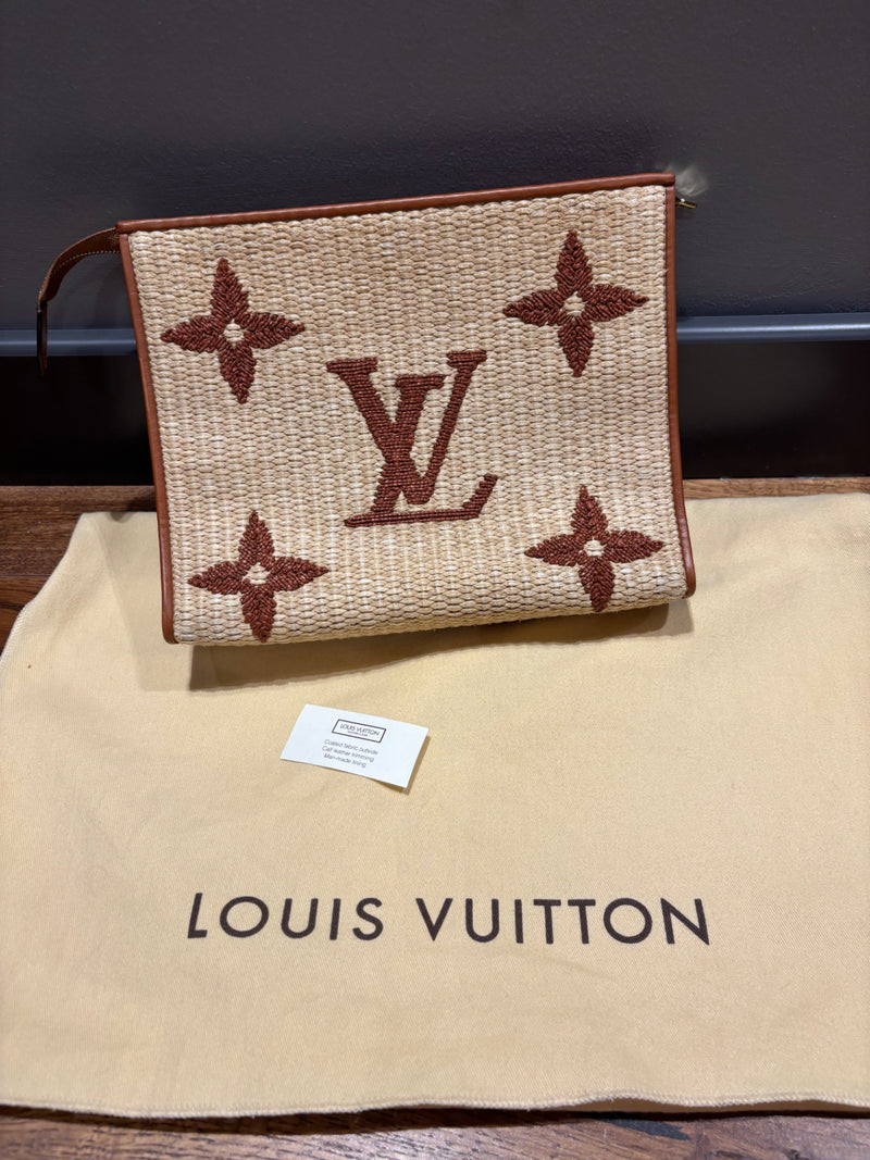 Louis Vuitton Beige and Brown Wicker Bags