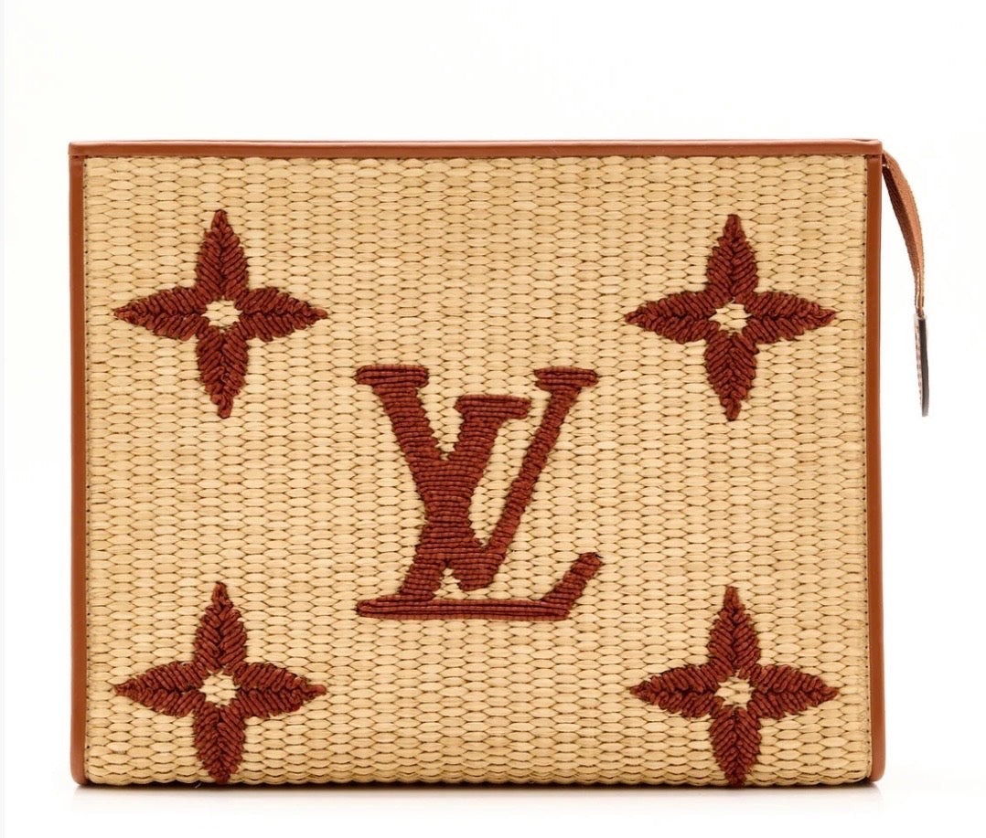 Louis Vuitton Beige and Brown Wicker Bags