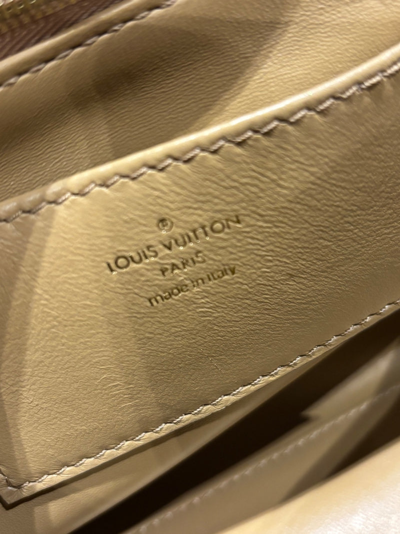 Louis Vuitton Malletage Go 14 Camel / Tan Leather Top Handle Bags