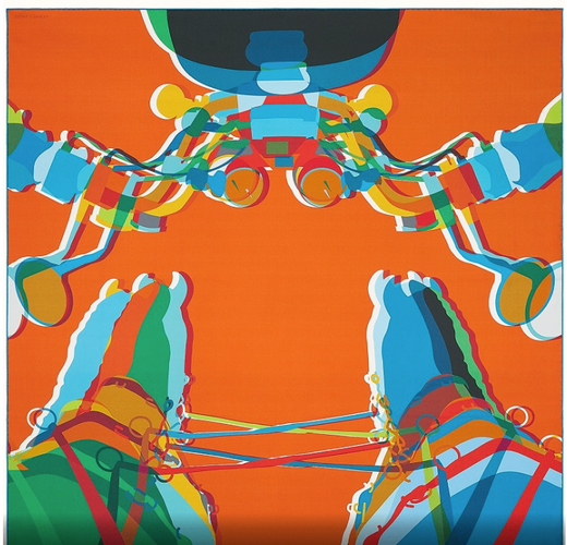 Hermès "Drive Me Crazy" Double Face Scarf 90