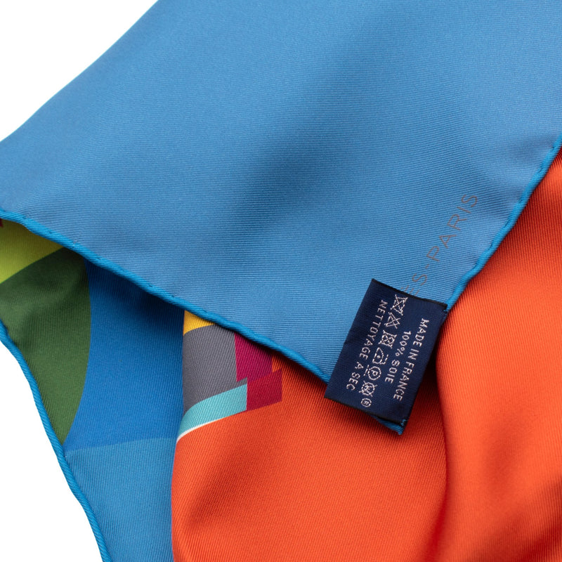 Hermès "Drive Me Crazy" Double Face Scarf 90