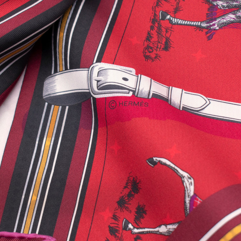 Hermès Couvertures et Tenues de Jour Double Face Scarf 90