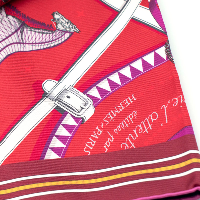 Hermès Couvertures et Tenues de Jour Double Face Scarf 90