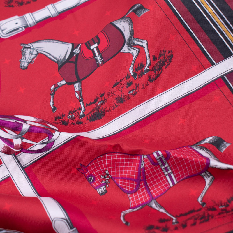 Hermès Couvertures et Tenues de Jour Double Face Scarf 90