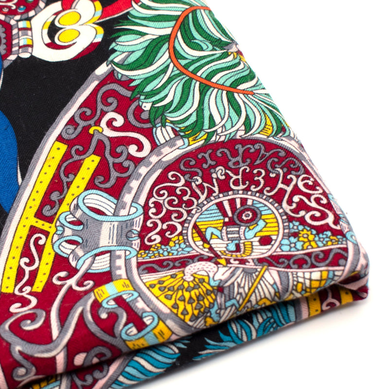Hermes Carré Géant Silk 140 Cashmere Scarf