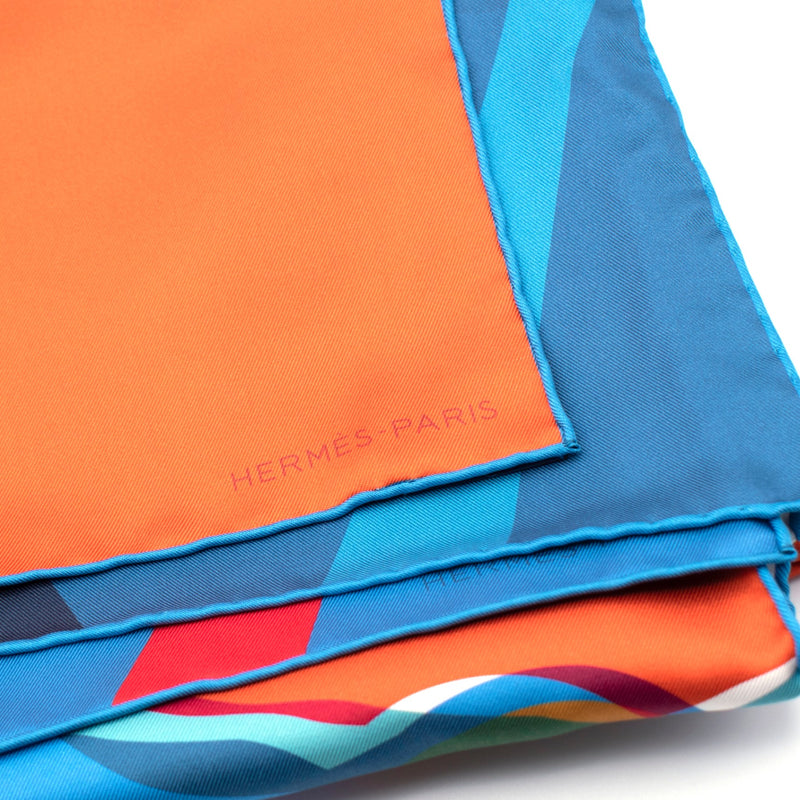 Hermès "Drive Me Crazy" Double Face Scarf 90