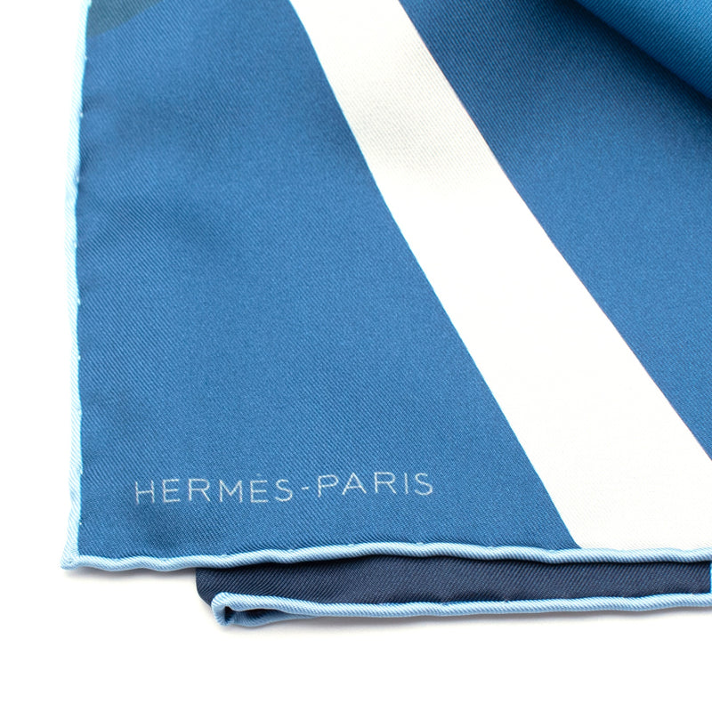 Hermes, Drive Me Crazy double face scarf 90