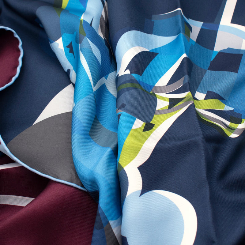 Hermes, Drive Me Crazy double face scarf 90