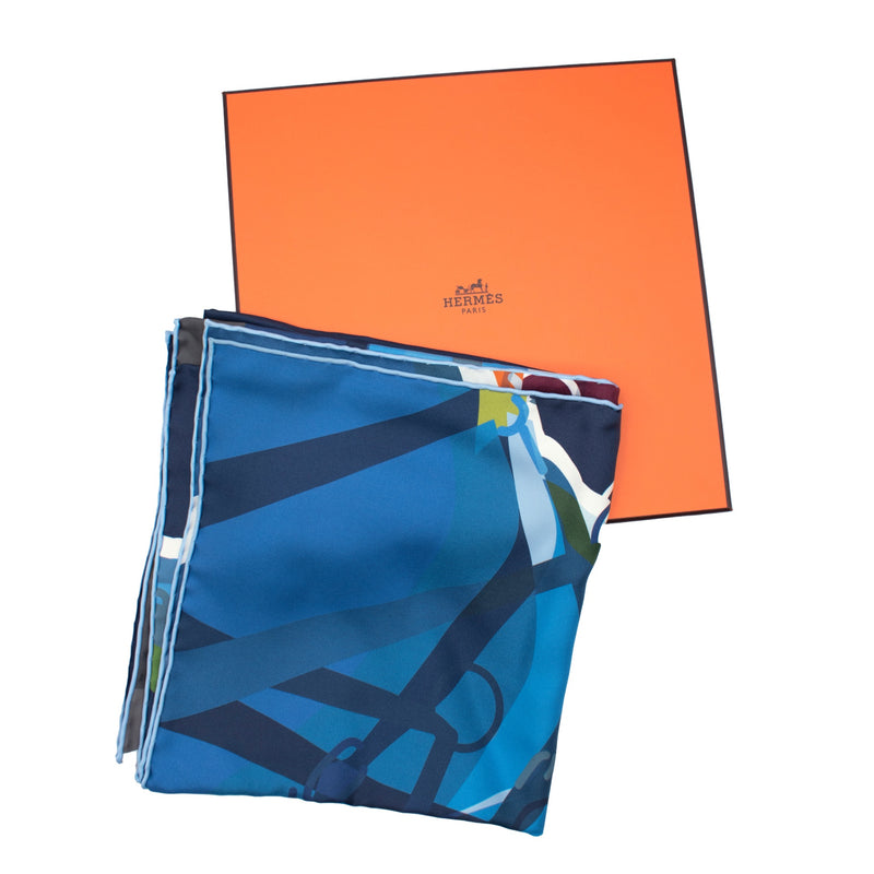 Hermes, Drive Me Crazy double face scarf 90