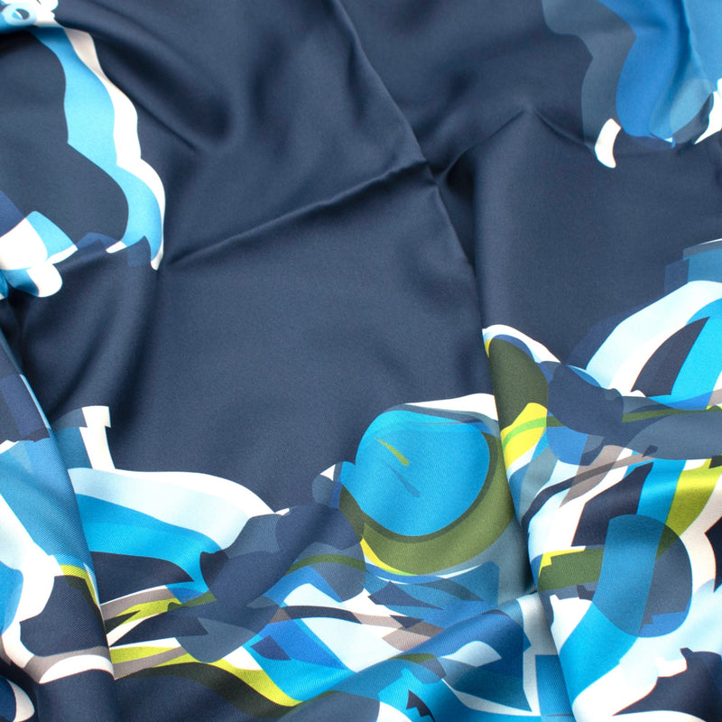 Hermes, Drive Me Crazy double face scarf 90