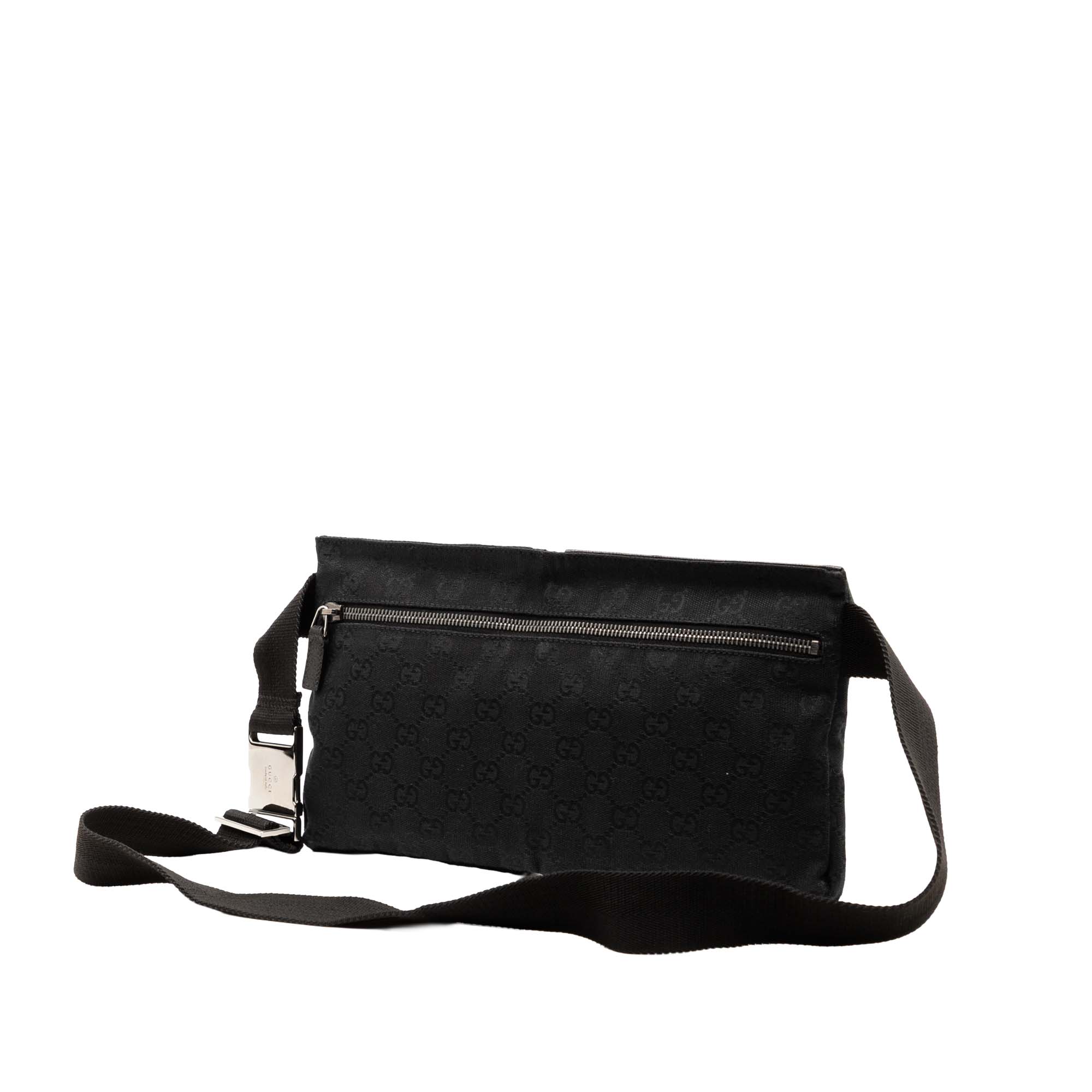 GG Canvas Double Pocket Belt Bag - Image 2