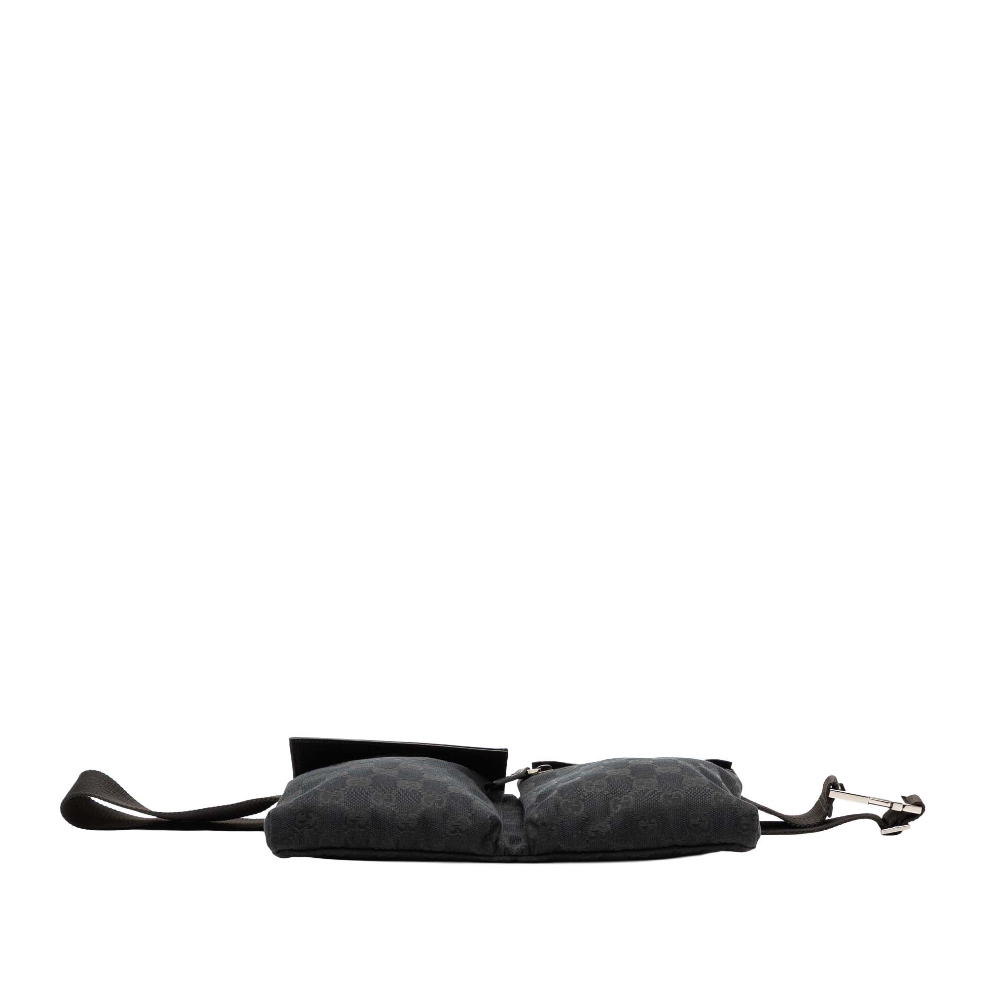 GG Canvas Double Pocket Belt Bag - Image 3