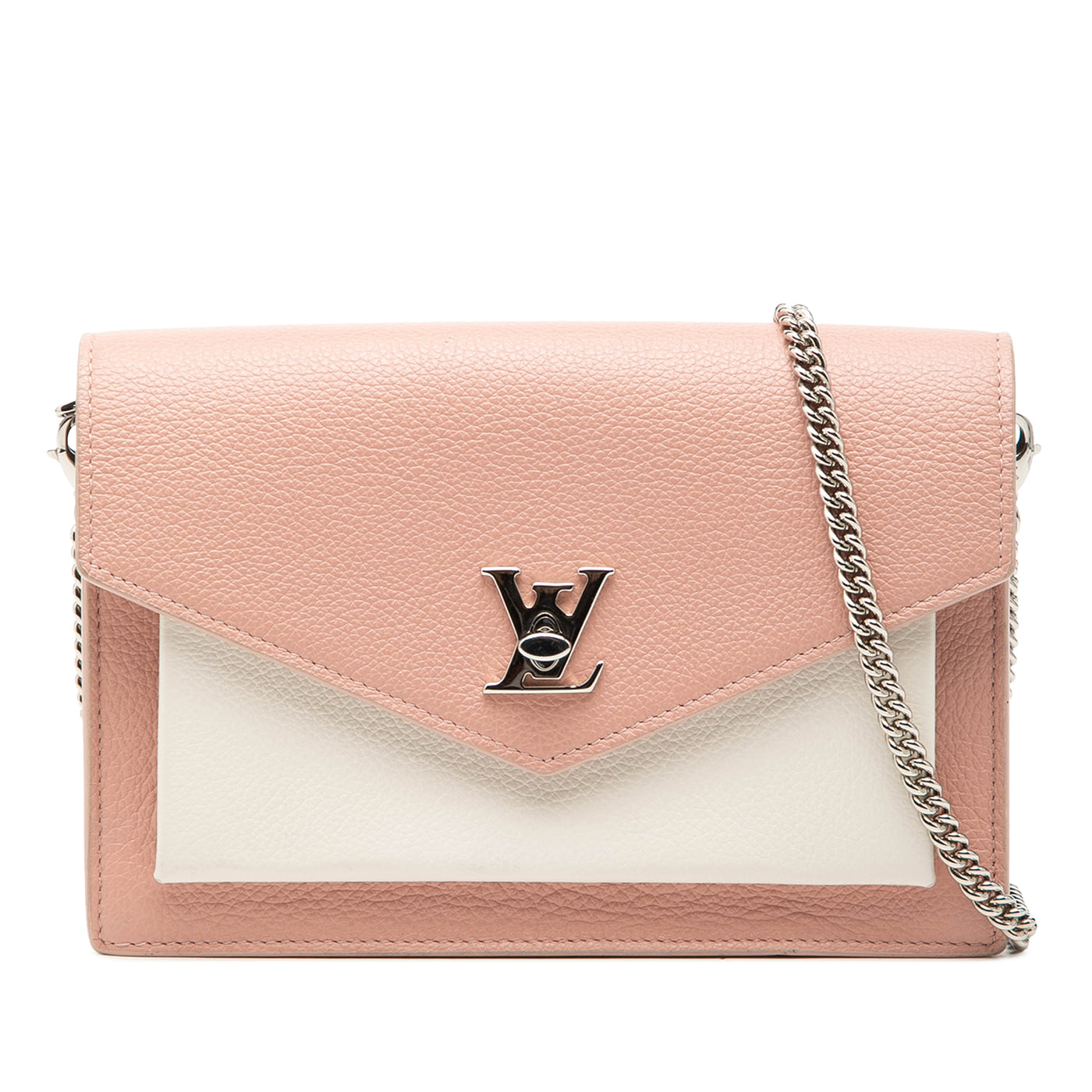 Bicolor Leather MyLockMe Chain Pochette - Image 1