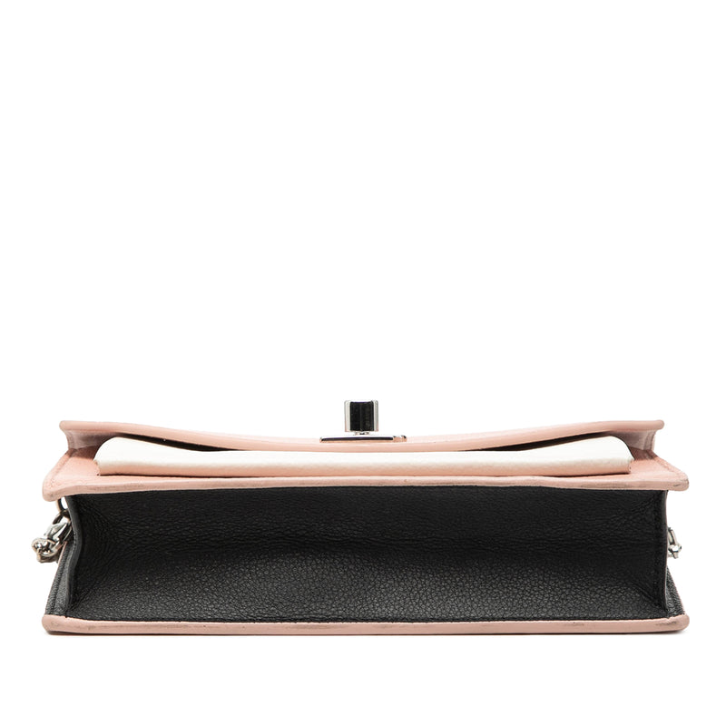 Bicolor Leather MyLockMe Chain Pochette - Image 3