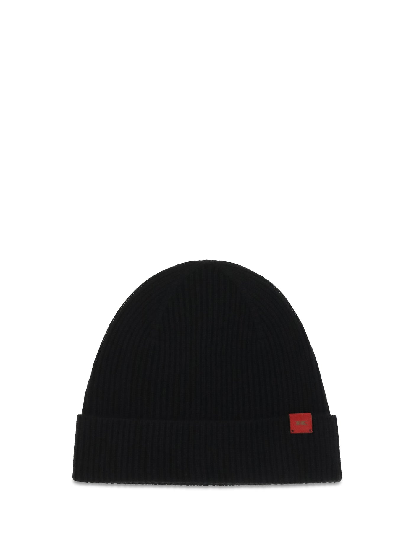 Kiton Ucpl003k0239l04 Ribbed Merino Wool Beanie — Black Ovis Aries Beanies