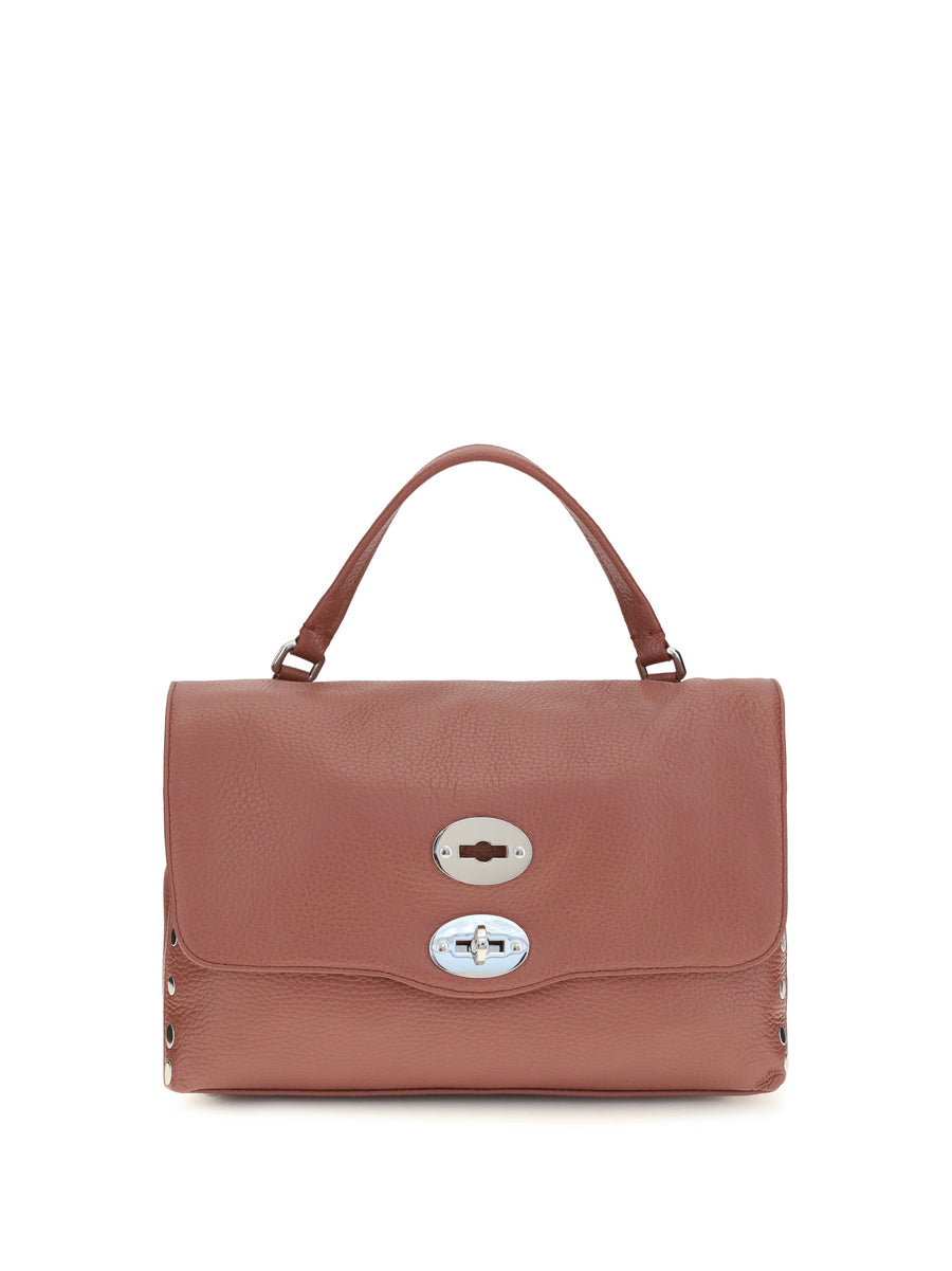 Zanellato Postina Daily Top Handle Bag — Red Calf Leather