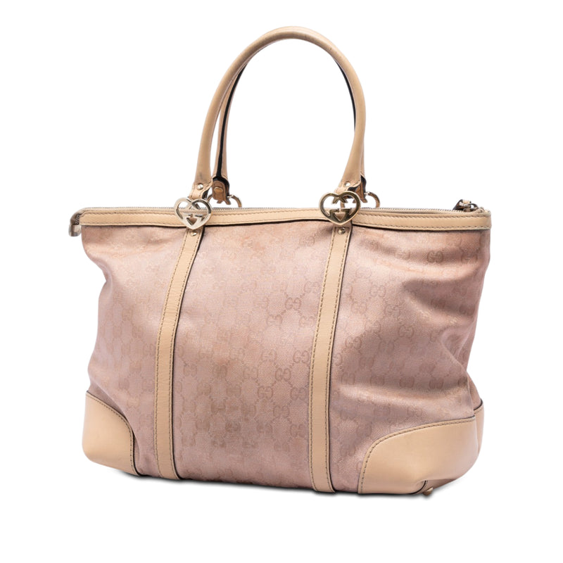 GG Metallic Canvas Lovely Tote - Image 2