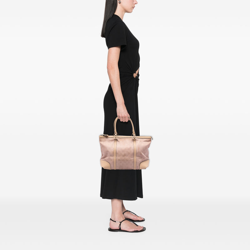 GG Metallic Canvas Lovely Tote - Image 5