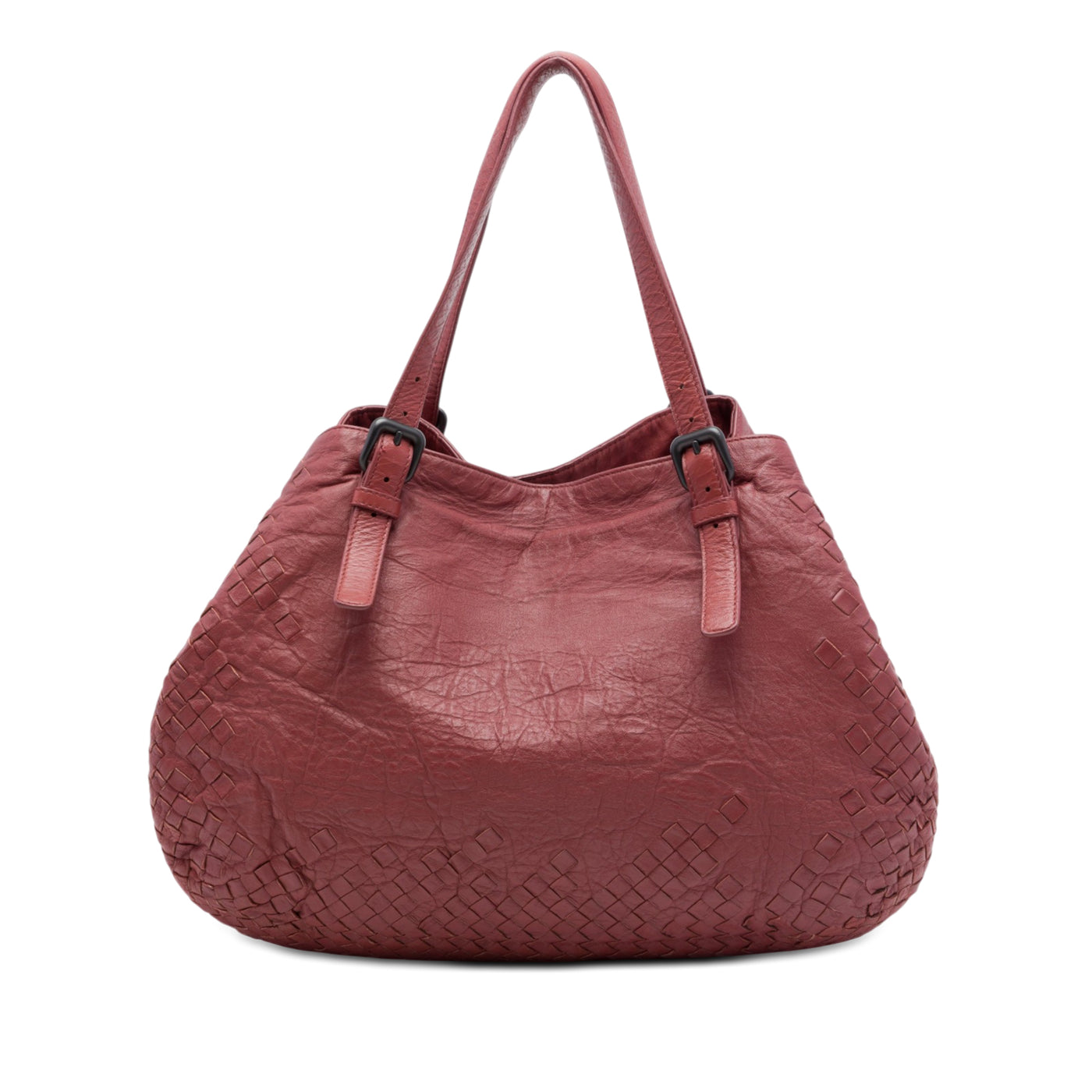 Large Intrecciato Trimmed Nappa Cesta Tote - Image 1
