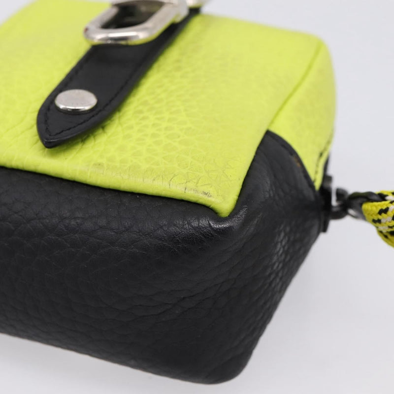 Louis Vuitton Square Pouch Bag Charm And Key Holder Leather Gray Accessory