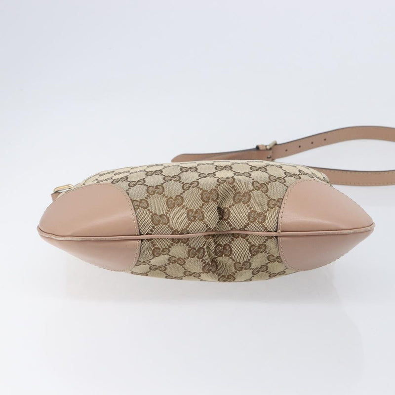 Gucci Mayfair Messenger Gg Canvas And Leather Beige