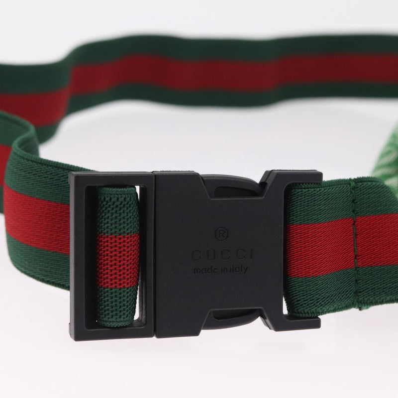 Gucci Childrens Belt Gg Canvas Green Bag