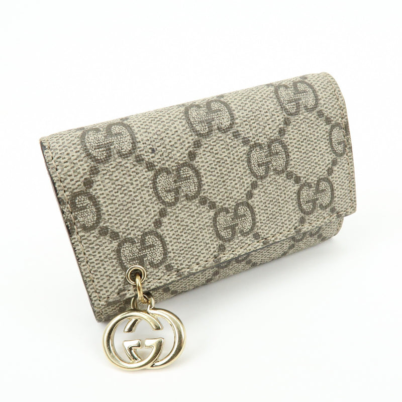 Gucci Interlocking G French Gg Coated Canvas Beige Accessory