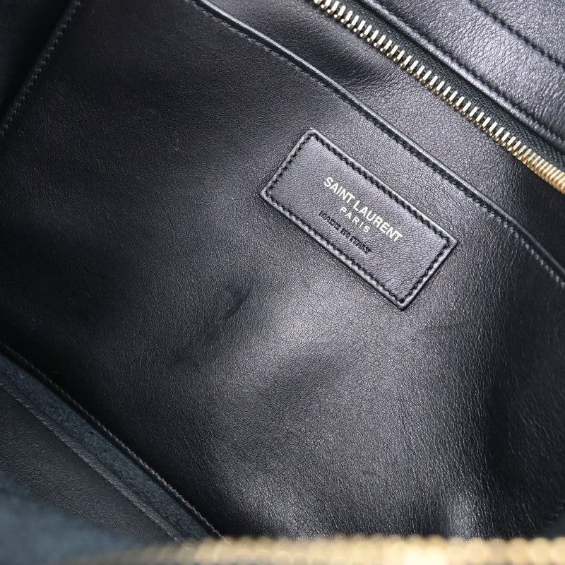 Saint Laurent Monogram Cabas Leather Black Calfskin Bag