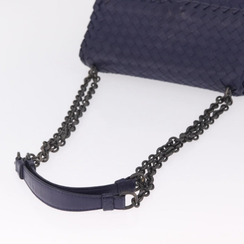 Bottega Veneta Olimpia Intrecciato Nappa Purple Leather Bag