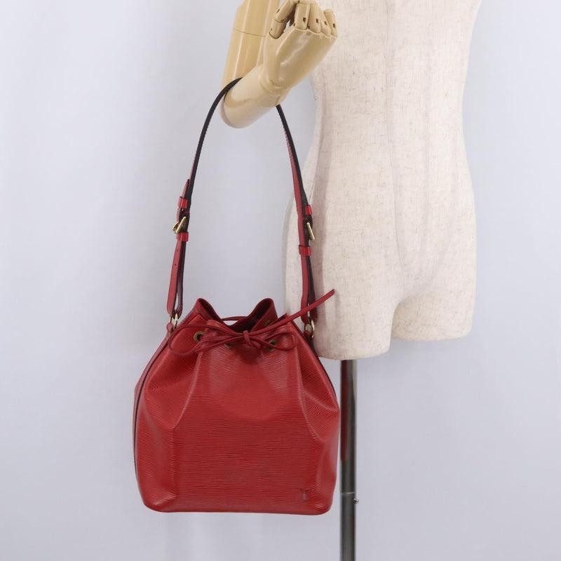 Louis Vuitton Petit Noe Nm Epi Leather Red Bag