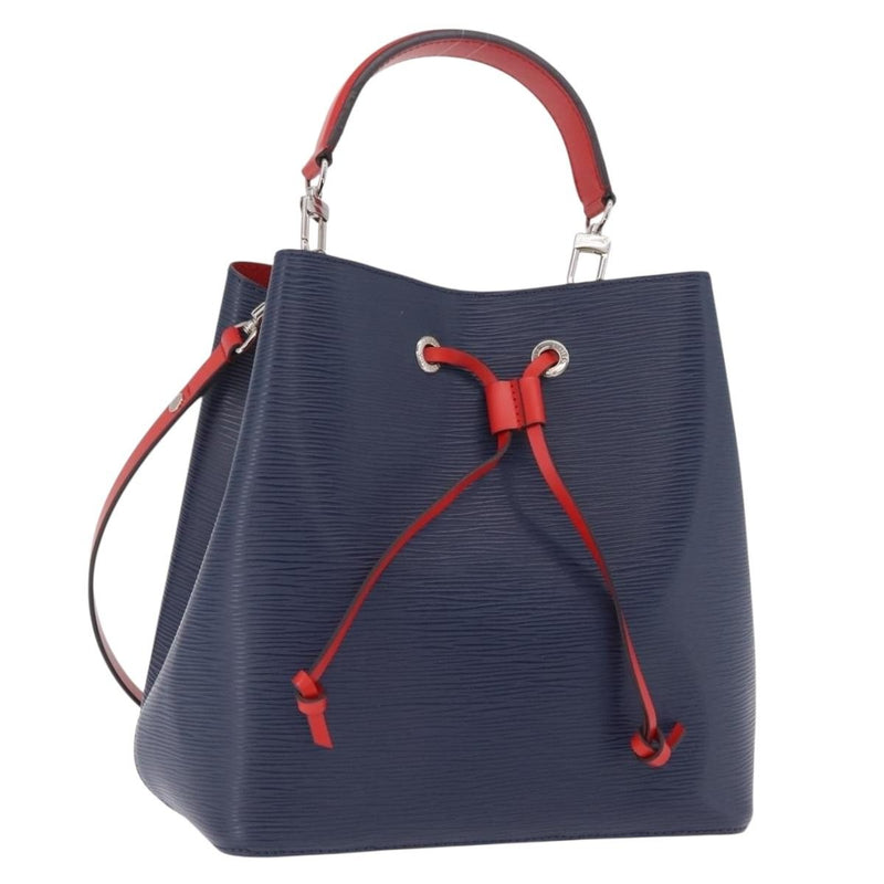 Louis Vuitton Neonoe Limited Edition Colored Damier Navy Leather Bag