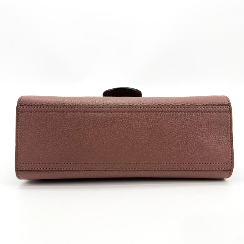 Gucci Gg Marmont Top Handle Leather Pink Bag