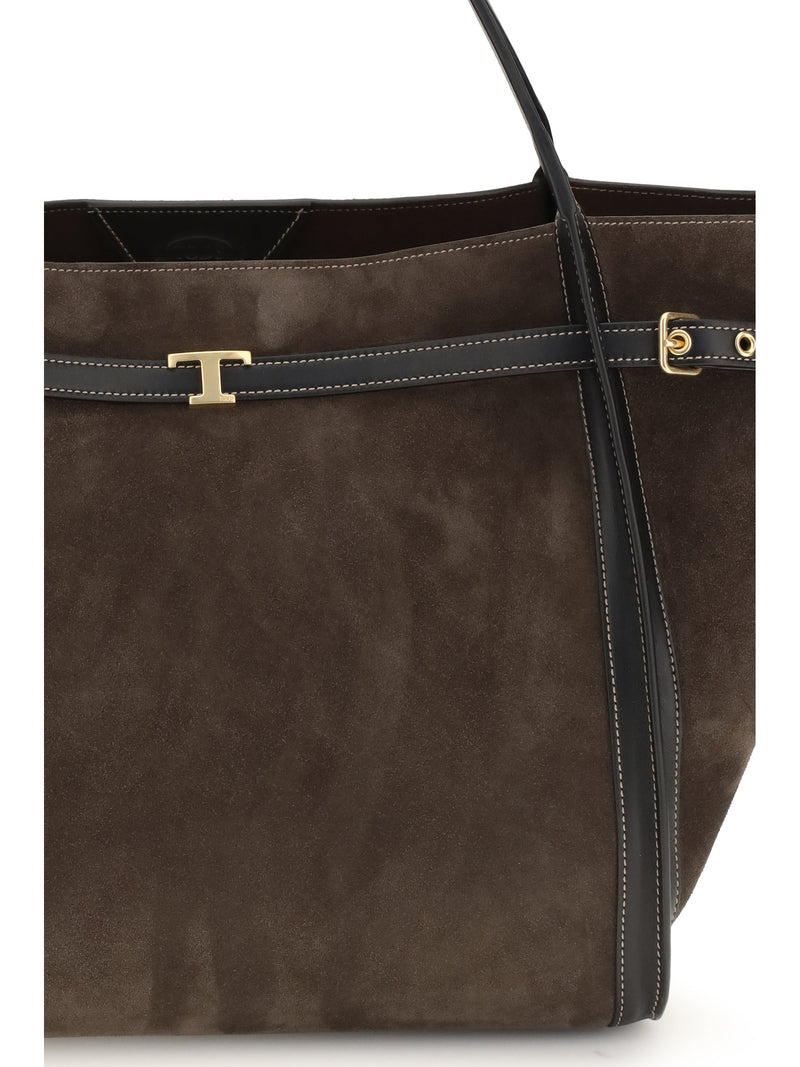 Tods Tote Bag — Brown Calf Leather