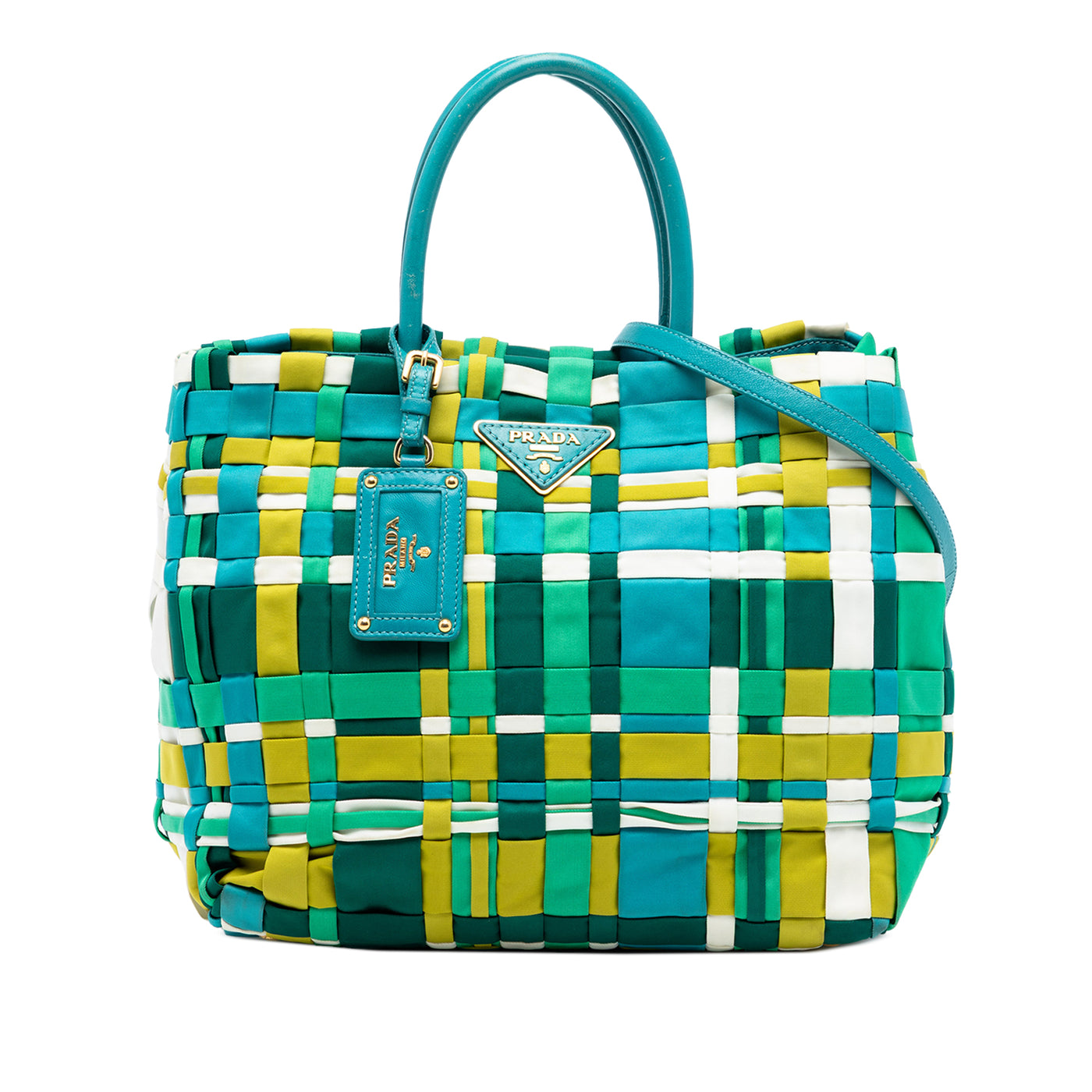 Woven Tessuto Shopping Tote - Image 1