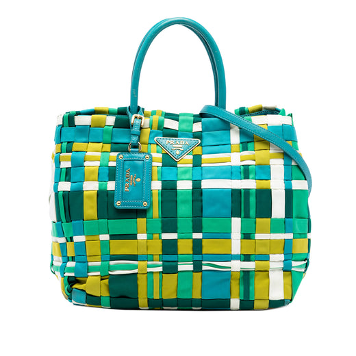 Woven Tessuto Shopping Tote - Image 1