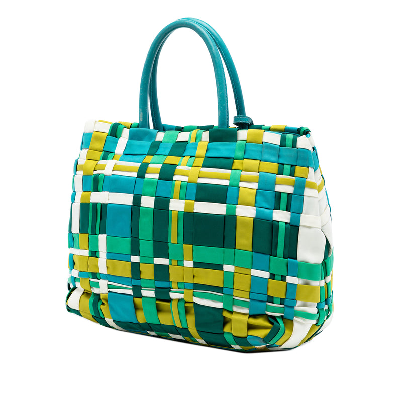 Woven Tessuto Shopping Tote - Image 2