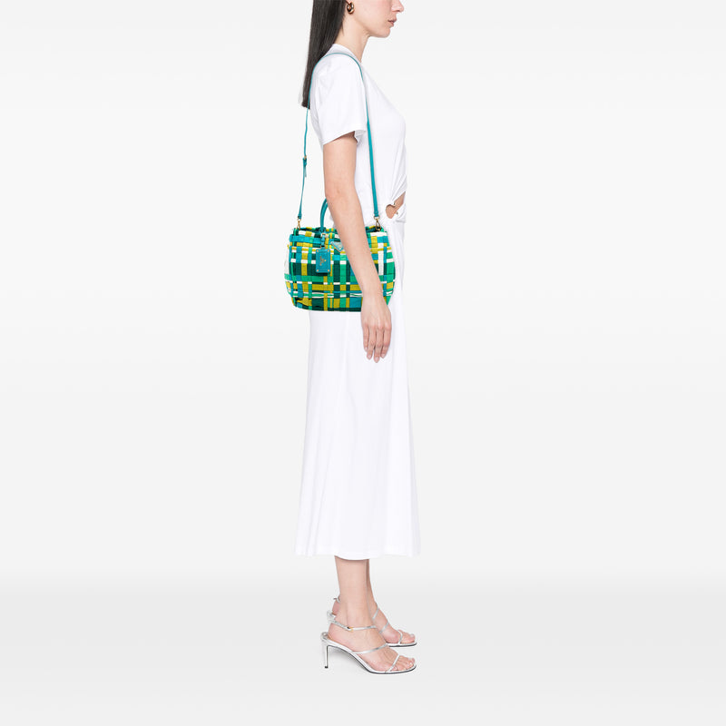 Woven Tessuto Shopping Tote - Image 6