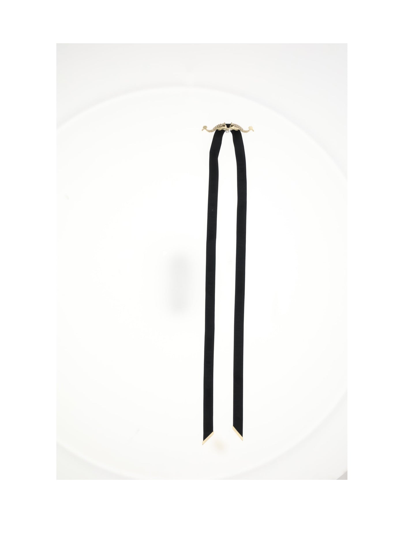 Dior Arabesque Choker — Gold Polyester Necklaces