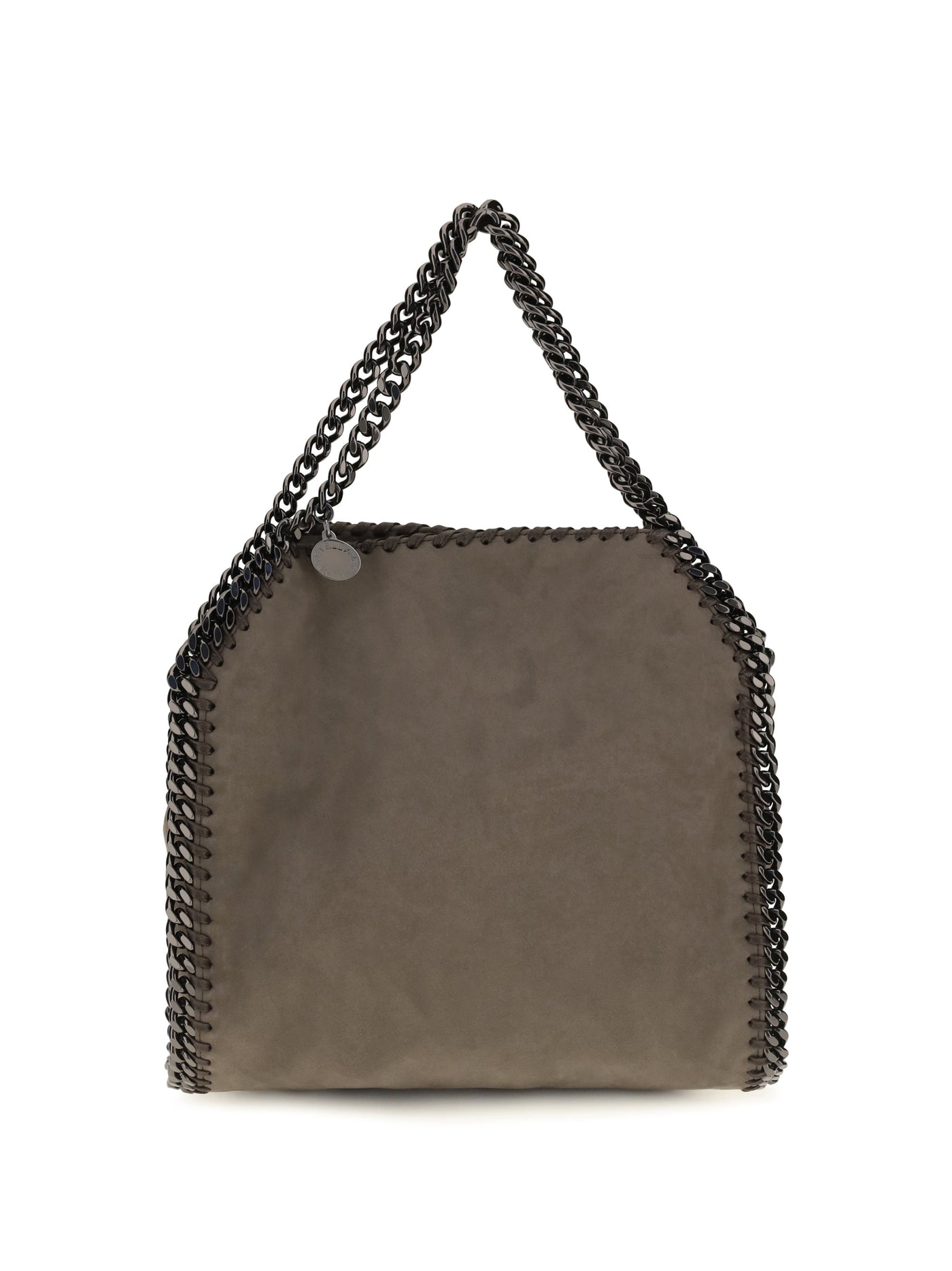 Stella Mccartney Falabella Mini Shoulder Bag — Gray Polyamide
