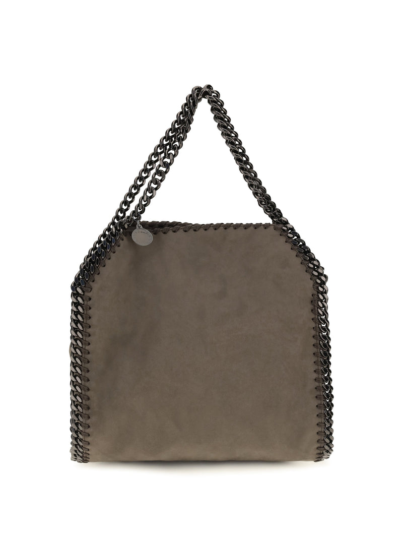Stella Mccartney Falabella Mini Shoulder Bag — Gray Polyamide