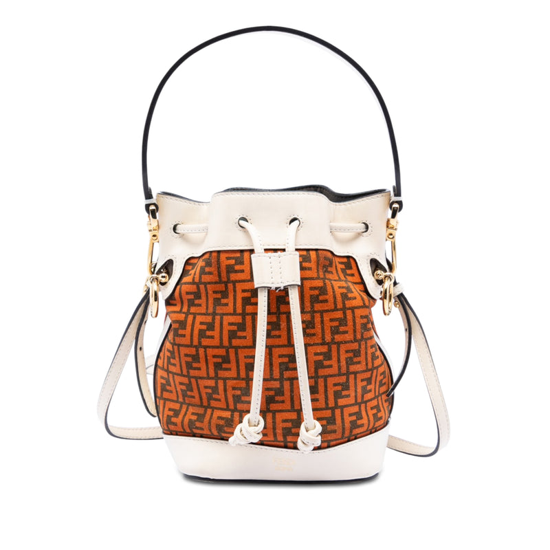 Mini Zucca Suede Mon Tresor Bucket Bag