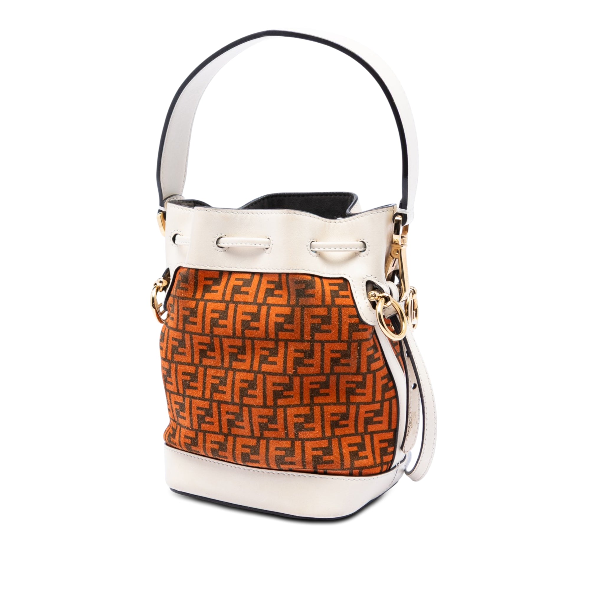 Mini Zucca Suede Mon Tresor Bucket Bag - Image 2
