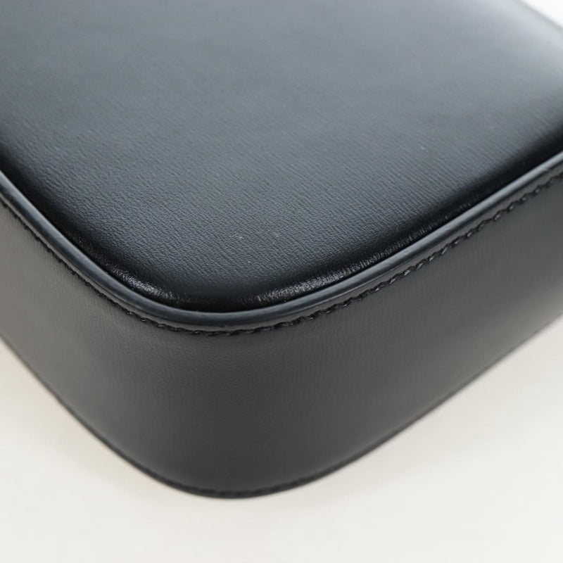 Celine Triomphe Smooth Calfskin Black Leather Bag