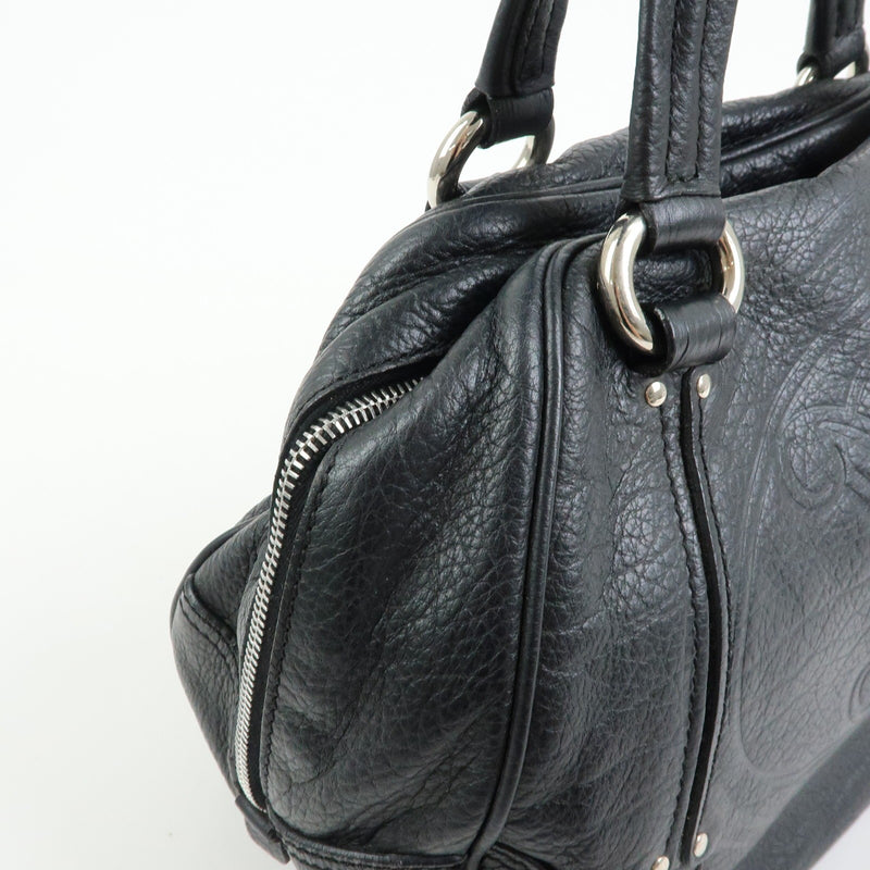 Celine Macadam Leather Black Bag
