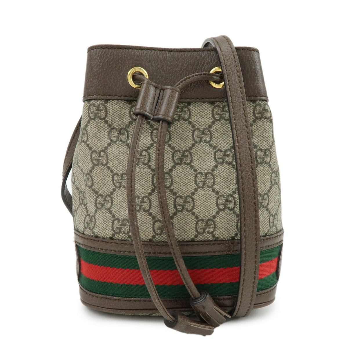 Gucci Ophidia Bucket Gg Coated Canvas Beige Bag