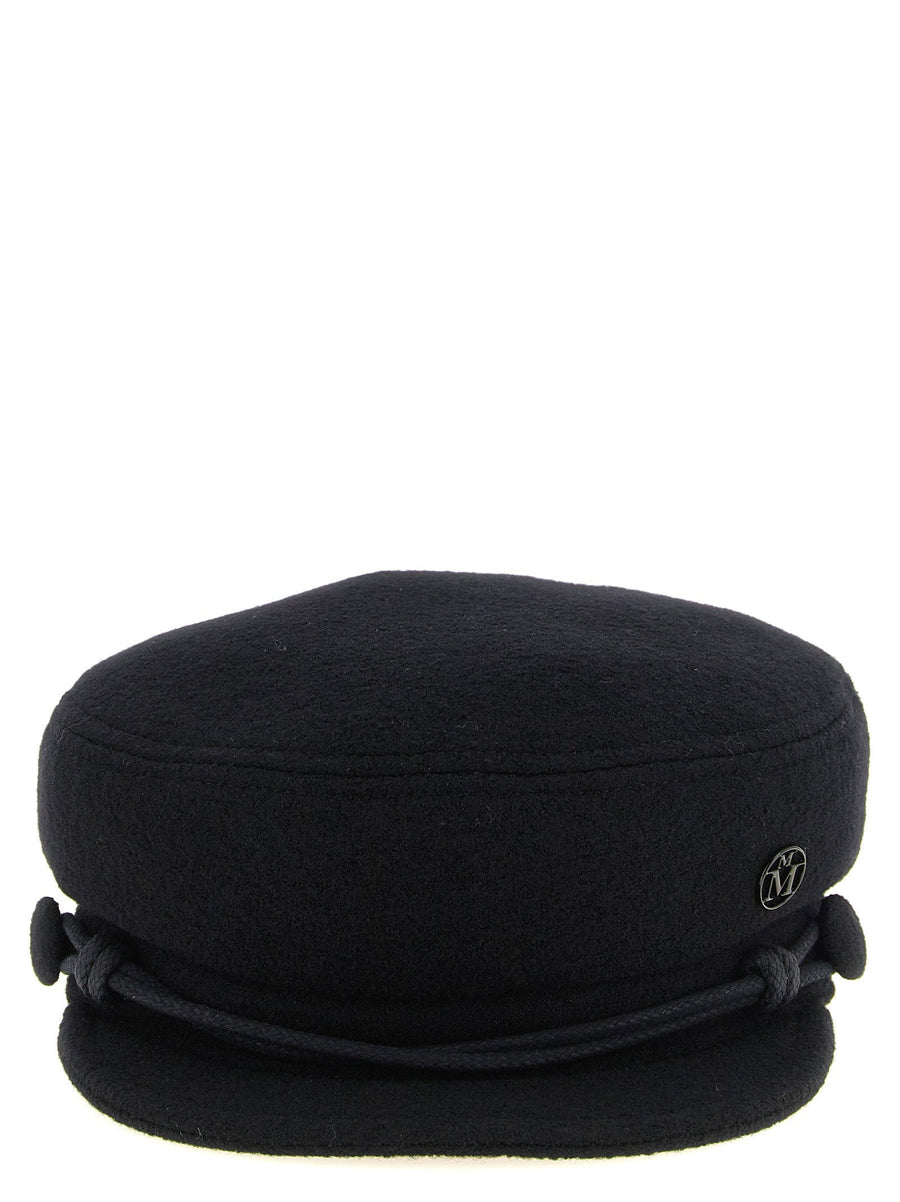 Maison Michel Beanie — Black Pure Wool Beanies